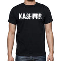 Kashmir , white letters, Men's Short Sleeve Round Neck T-shirt 00007