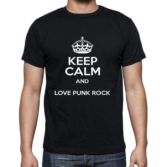 Keep Calm And Love Punk Rock Mens T-Shirt One In The City 00192