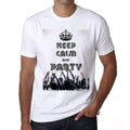 Keep Calm and Party, EXIT FEST T-shirt, Men's White tee, 100% Cotton 00179