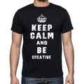 Keep calm T-Shirt creative Men's Short Sleeve Round Neck T-shirt