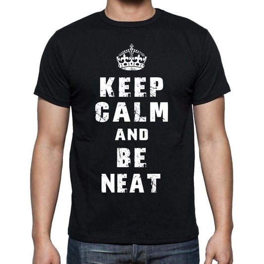 Keep Calm T-Shirt Neat Mens Short Sleeve Round Neck T-Shirt - Casual