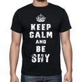 Keep calm T-Shirt shy Men's Short Sleeve Round Neck T-shirt