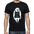 Keep it Real Chimp 1 Black Gift Tshirt, Men's tee, Black 00191