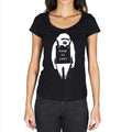 Keep it Real Chimp 1 Black Gift Tshirt, Black Women's T-shirt 00190