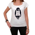 Keep it Real Chimp 1, Tshirt, White Women's T-shirt 00163