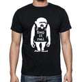 Keep it Real Chimp Black Gift Tshirt, Men's tee, Black 00191