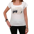 Keep off, Tshirt, White Women's T-shirt 00163