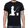Kid Fishing Black Gift Tshirt, Men's tee, Black 00191