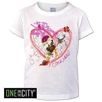 Kids T-Shirt One In The City Coquette Short Sleeve