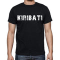 kiribati Men's T-Shirt Short Sleeve Round Neck Black t shirt for men