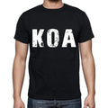 koa men t shirts,Short Sleeve,t shirts men,tee shirts for men,cotton,black , 3 letters