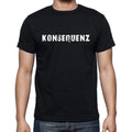 konsequenz, Herren-Kurzarm-Rundhals-T-Shirt