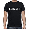 konzept, Herren-Kurzarm-Rundhals-T-Shirt