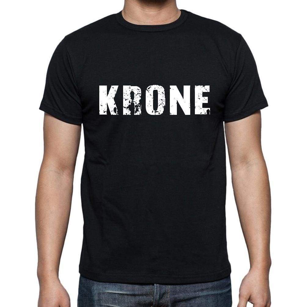 Krone Mens Short Sleeve Round Neck T-Shirt - Casual