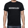 k?¶rperlich, Men's Short Sleeve Round Neck T-shirt