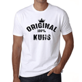 kuhs, 100% German city white, Men's Short Sleeve Round Neck T-shirt 00001