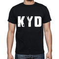 kyd men t shirts,Short Sleeve,t shirts men,tee shirts for men,cotton,black , 3 letters