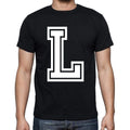 L Men's Short Sleeve Round Neck T-shirt 00177