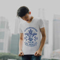 LA Skate V-Neck Men's Vintage Tee Shirt Graphic T shirt