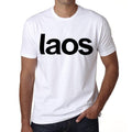 Laos Homme manches courtes Col rond T-shirt 00067
