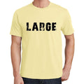 large Men's Short Sleeve Round Neck T-shirt 00043