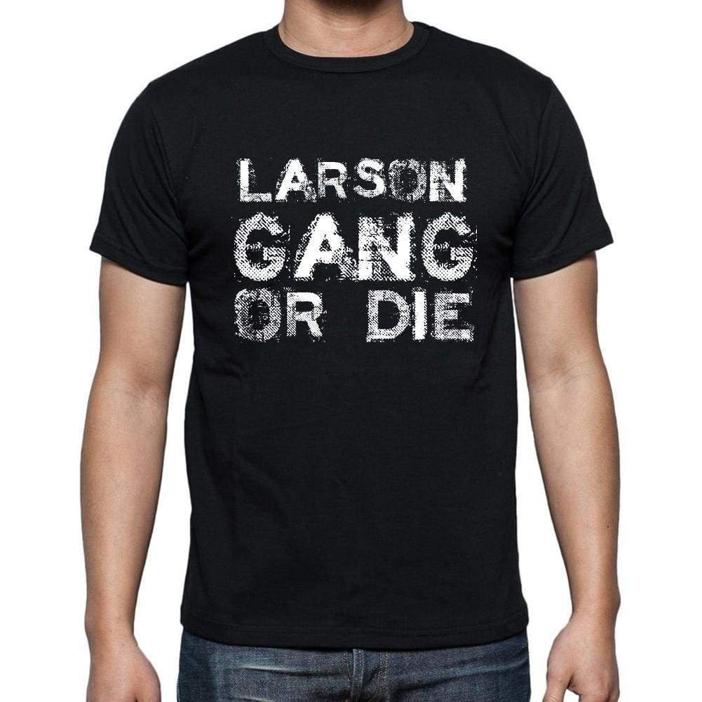 Larson Family Gang Tshirt Mens Tshirt Black Tshirt Gift T-Shirt 00033 - Black / S - Casual