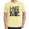 LAST Like me, Pale Yellow, Men's Short Sleeve Round Neck T-shirt 00294