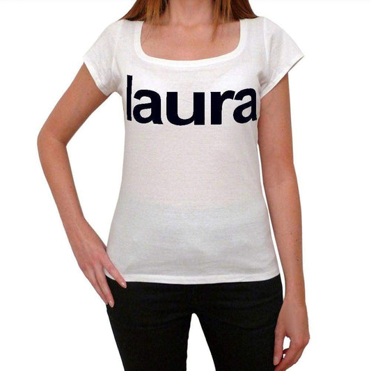 Laura Womens Short Sleeve Scoop Neck Tee 00049