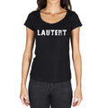 lautert, German Cities Black, Damen Kurzarm-Rundhals-T-Shirt 00002