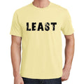 least Men's Short Sleeve Round Neck T-shirt 00043