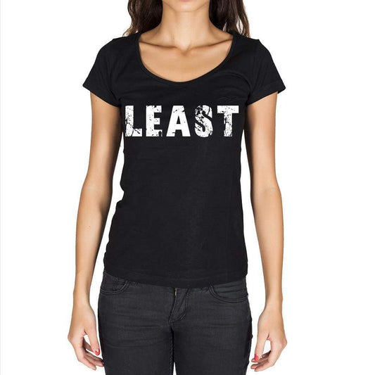 Least Womens Short Sleeve Round Neck T-Shirt - Casual