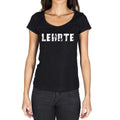 lehrte, German Cities Black, Women's Short Sleeve Round Neck T-shirt 00002