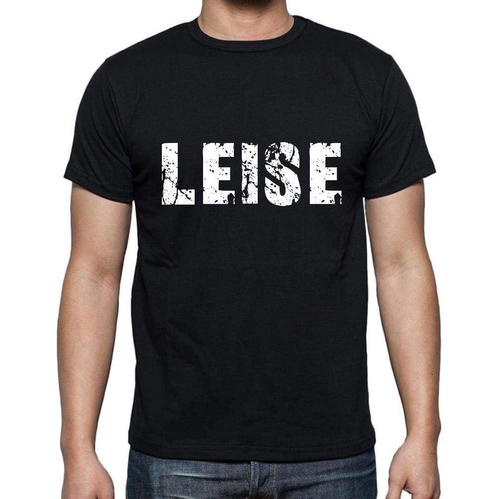 Leise Mens Short Sleeve Round Neck T-Shirt - Casual