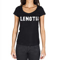 length Women's Short Sleeve Round Neck T-shirt