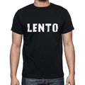 lento, Men's Short Sleeve Round Neck T-shirt 00017