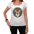 Leo zodiac sign, White Women's T-shirt, 100% cotton 00214