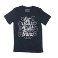 Men's T-Shirt Let Your Light Shine Shirt Motivational Gift for Men Vintage Apparel