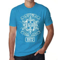 Letting Dreams Sail Since 1972 Men's T-shirt Blue Birthday Gift 00404