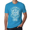 Letting Dreams Sail Since 1976 Men's T-shirt Blue Birthday Gift 00404