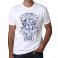 Letting Dreams Sail Since 2004 Men's T-shirt White Birthday Gift 00401