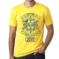 Letting Dreams Sail Since 2011 Men's T-shirt Lemon Birthday Gift 00405