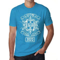 Letting Dreams Sail Since 2023 Men's T-shirt Blue Birthday Gift 00404