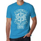Letting Dreams Sail Since 2029 Mens T-Shirt Blue Birthday Gift 00404 - Blue / Xs - Casual