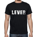 lever, French Dictionary, Men's Short Sleeve Round Neck T-shirt 00009