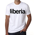 Liberia Men's Short Sleeve Round Neck T-shirt 00067