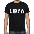 libya Men's T-Shirt Short Sleeve Round Neck Black t shirt for men