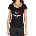 libya Damen-T-Shirt mit kurzen Ärmeln und Rundhalsausschnitt
