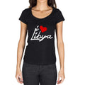 Libye T-shirt <span>à manches courtes</span> <span>et col rond</span> <span>pour femme</span>