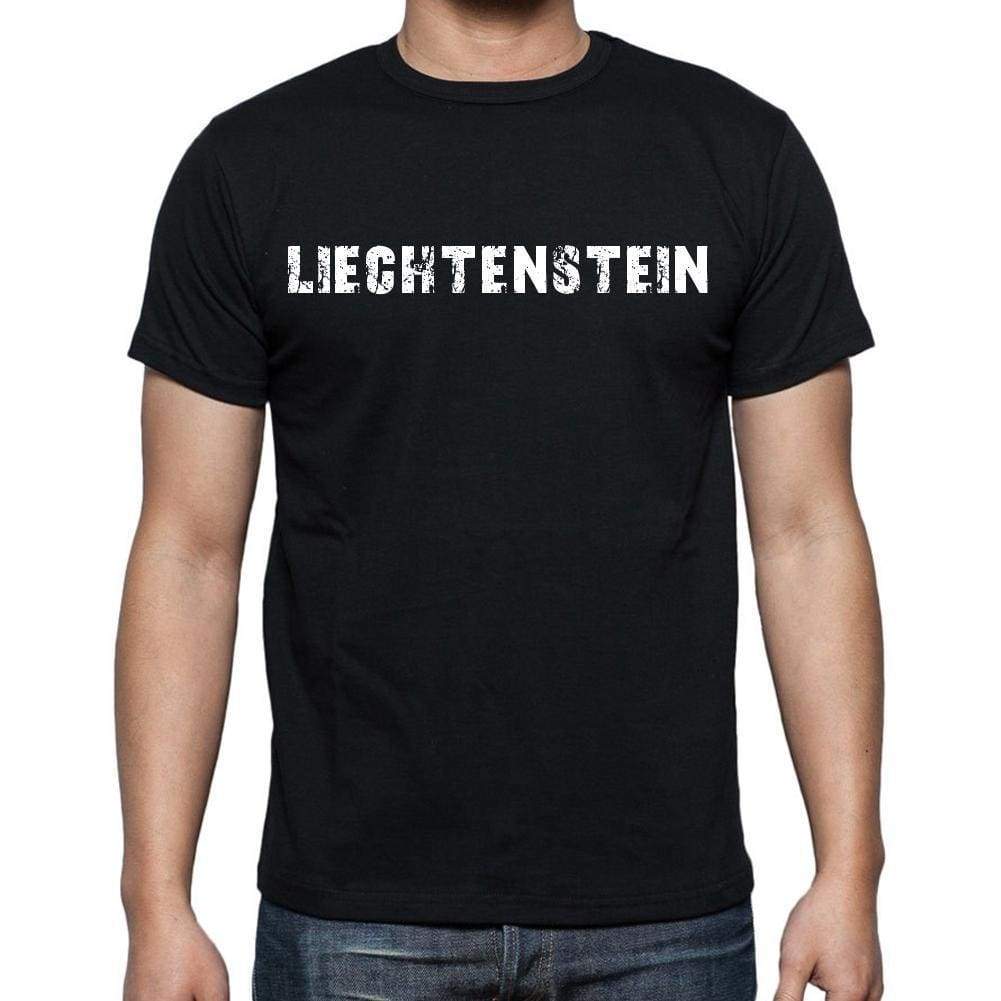 Liechtenstein T-Shirt For Men Short Sleeve Round Neck Black T Shirt For Men - T-Shirt