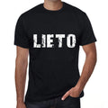 lieto Men's T shirt Black Birthday Gift 00551
